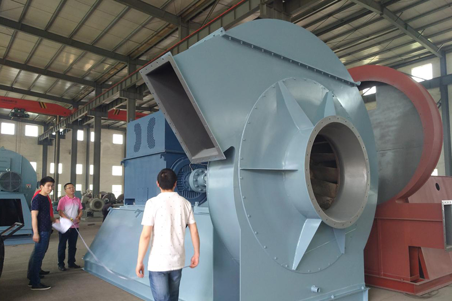 Környezetvédelmi ipar - szilárd és folyékony hulladék forgókemencés kezelő rendszer Füstgáz ventilátor