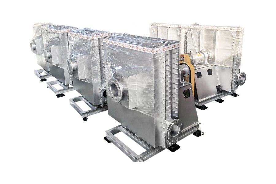 Környezetvédelmi ipar - szilárd és folyékony hulladék forgókemencés kezelő rendszer Pirolízis gázventilátor